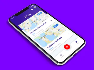 Preview of List of trips by Origin-Destination - Mobile app redesign