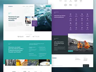 Preview of Corporate Landing Page UI UX Design
