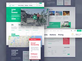 Preview of City Bikes on Subscription Website