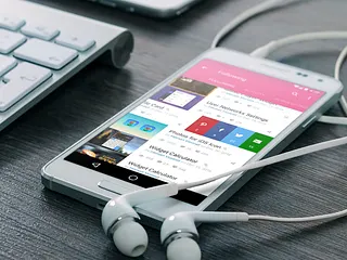 Preview of Social Share. Dribbble Android App