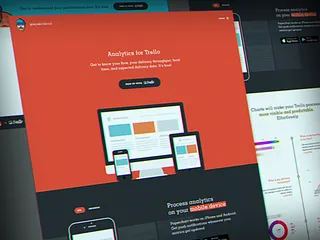 Preview of Analytics App Website