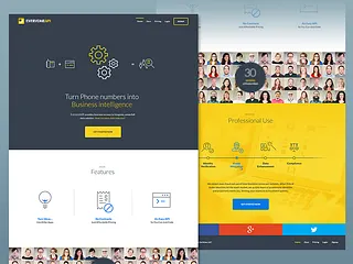 Preview of Landing Page re-design // Final Look & Feel