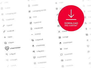 Preview of Free Icon Font