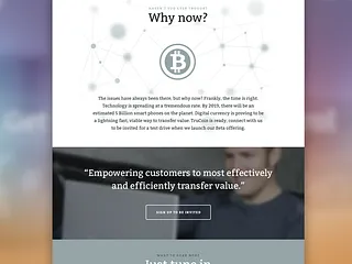 Preview of Landing page inner sections