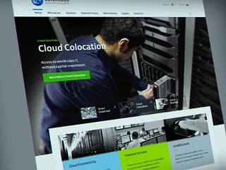 Preview of IT solutions provider website